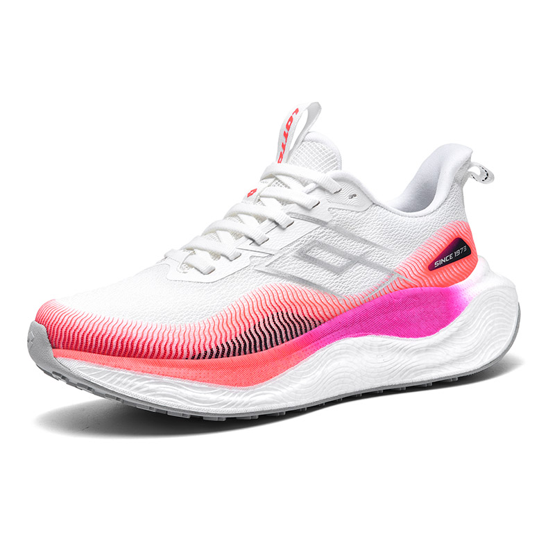 LOTTO Cushioning Anti-Slip And Wear-Resistant Low-Top Running Shoes Women’s Begonia Red
