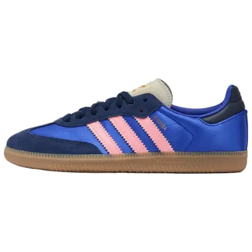 Adidas Originals SAMBA OG Abrasion Resistant Low top Skateboard Shoes Women's Blue