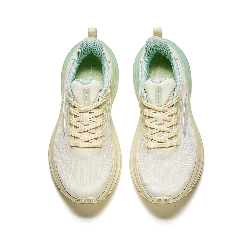 Anta Height Increasing Breathable Low top Running Shoes Women’s White Cyan