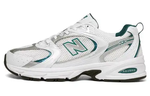 530 New Balance 'White Silver Green'