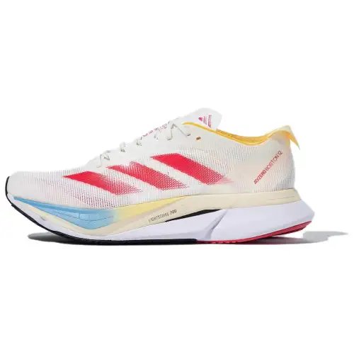 Adidas Adizero Boston 12 Low top Training Long Distance Running Shoes Men's Beige