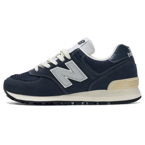 POTTERY x New Balance NB 574 retro shock-absorbing and wear-resistant low-top casual sports shoes for men and women, dark blue