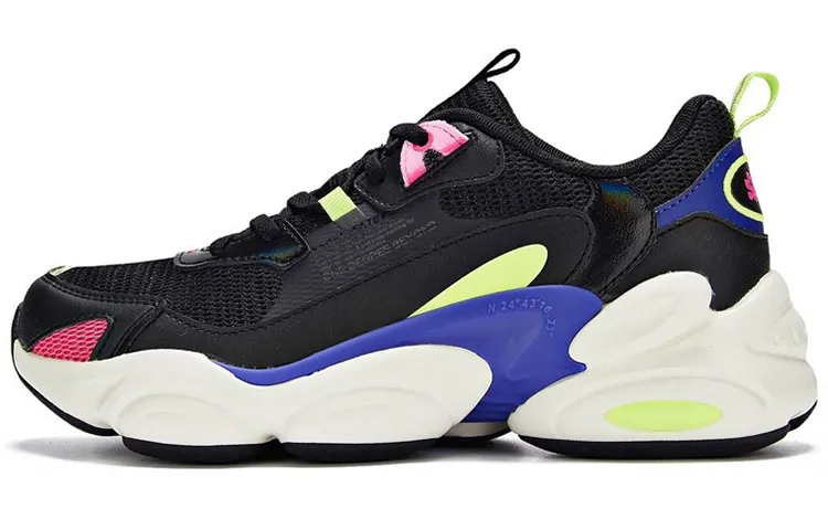 361° Chunky Sneakers Women's Low Top Black/Pink