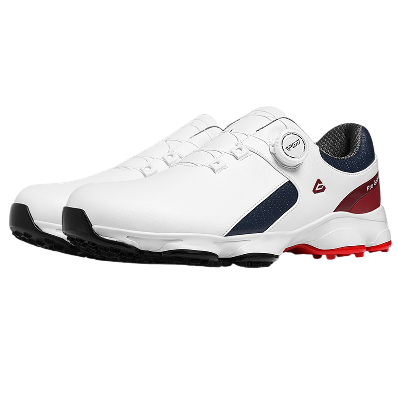 PGM Slip Resistant Abrasion Resistant Low top Golf Shoes Men’s White
