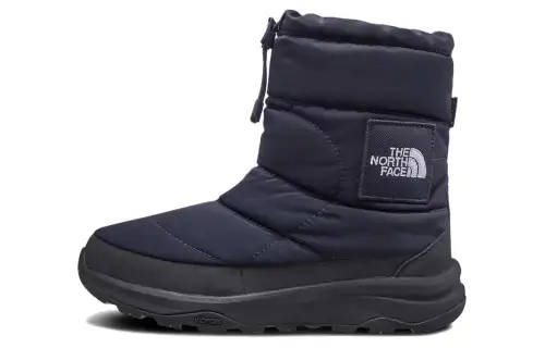 THE NORTH FACE Cushioning Slip Resistant High top Outdoor Shoes Men's Blue Black