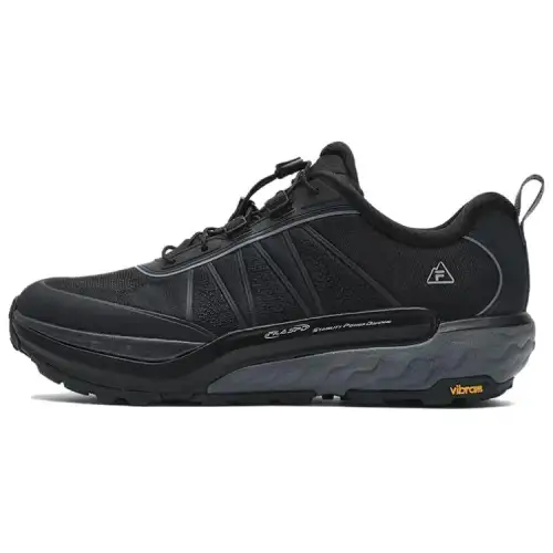 FILA SPD HORIZON Abrasion Resistant Breathable Low top Outdoor Shoes Men's Black