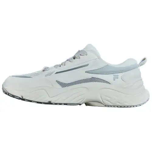 FILA FUSION Conch D Abrasion Resistant Breathable Low top Casual City Commuting Running Shoes Men's White Gray