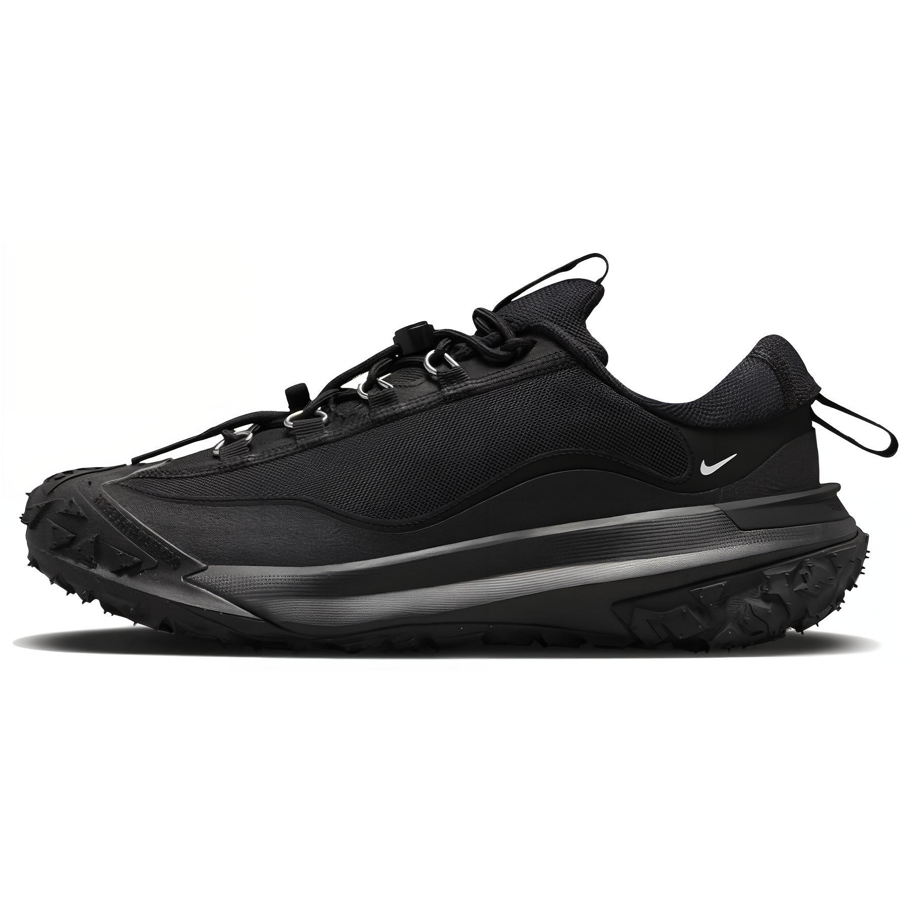 Comme des Garcons Homme Plus Nike ACG Mountain Fly Low 2 Comfortable round head wear-resistant and breathable Low top Outdoor functional shoes Men's black
