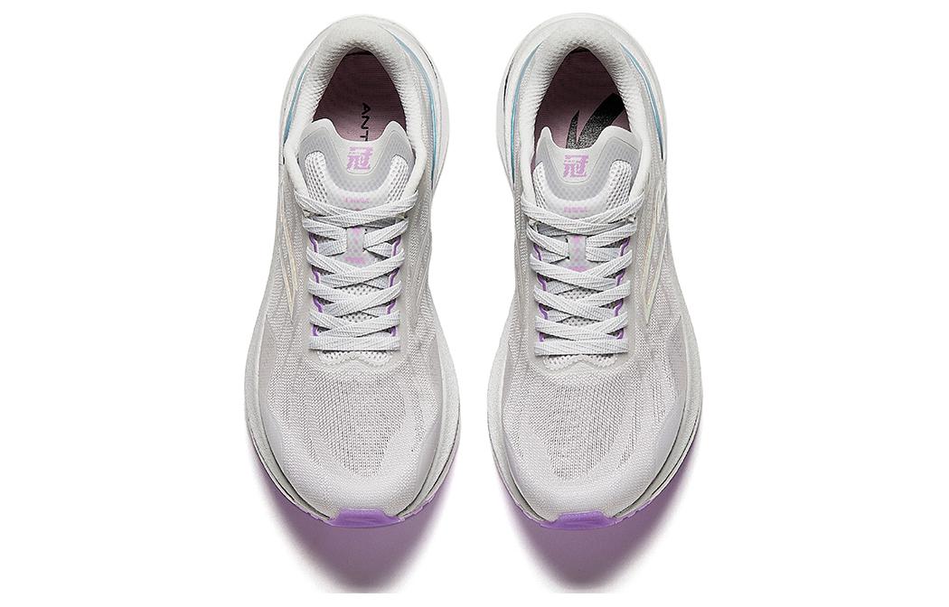 Anta Low top Cushioning, Wear Resistant Running Shoes Women’s Gray Purple