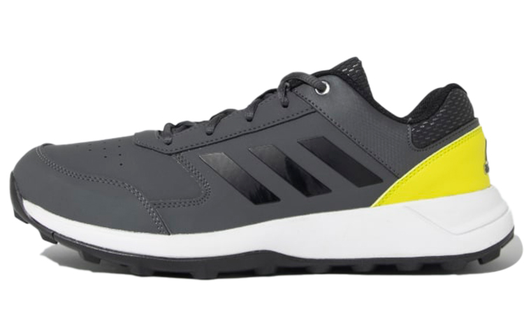 Adidas Wind Chaser Lace Up Slip Resistant Abrasion Resistant Low top Running Shoes Men's Dark Gray