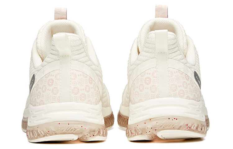 ANTA Running Shoes Women’s Low Top Ivory White/Silver/Baby Pink