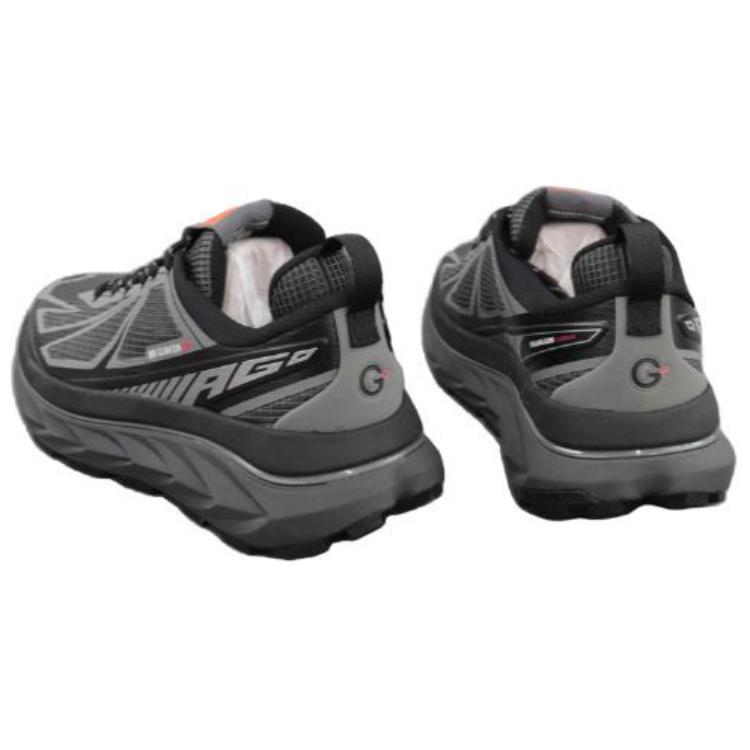 Anta Cushioning Slip Resistant Cushioning Slip Resistant Low top Outdoor Shoes Unisex Black Castle Gray