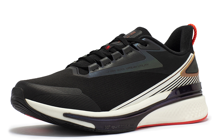 361° Rain Screen 5.0 Waterproof And Warm Low top Running Shoes Men’s Black Red