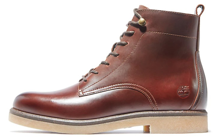 Timberland Leather Abrasion Resistant Short Outdoor Boots Women's Burgundy