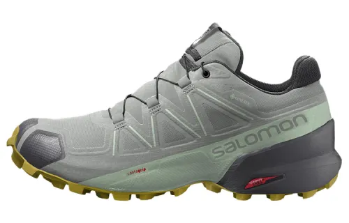 SALOMON CROSS Outdoor Shoes Women's Low Top Gray/Green/Black