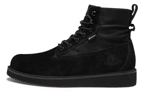 Timberland 6 Inch Premium Vibram Waterproof Wide Fit Boots 'Black Suede'