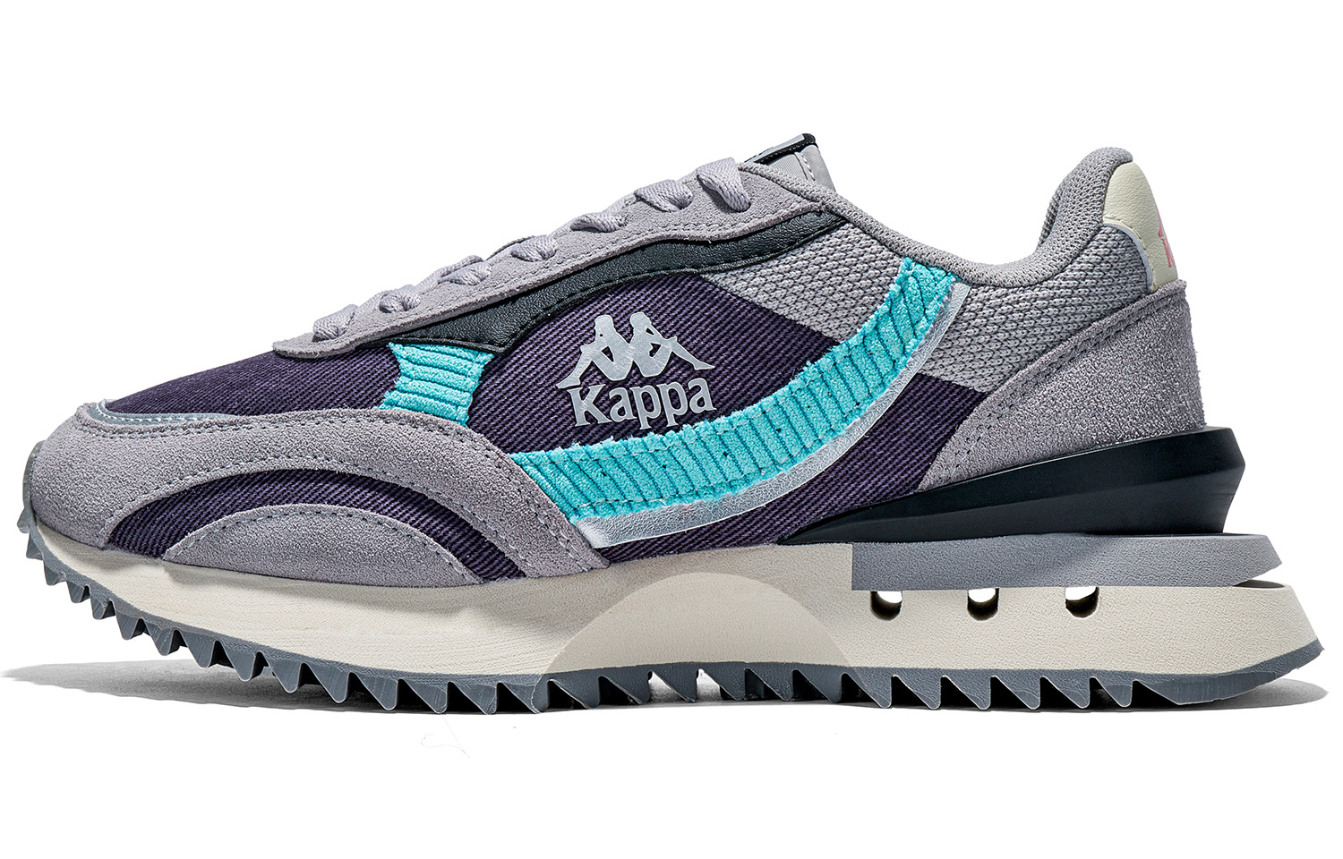 Kappa Slip Resistant Abrasion Resistant Low top Running Shoes Women’s Purple Gray Blue