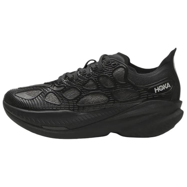 HOKA ONE ONE Mach X Textile, TPU Running Shoes Unisex Triple Black