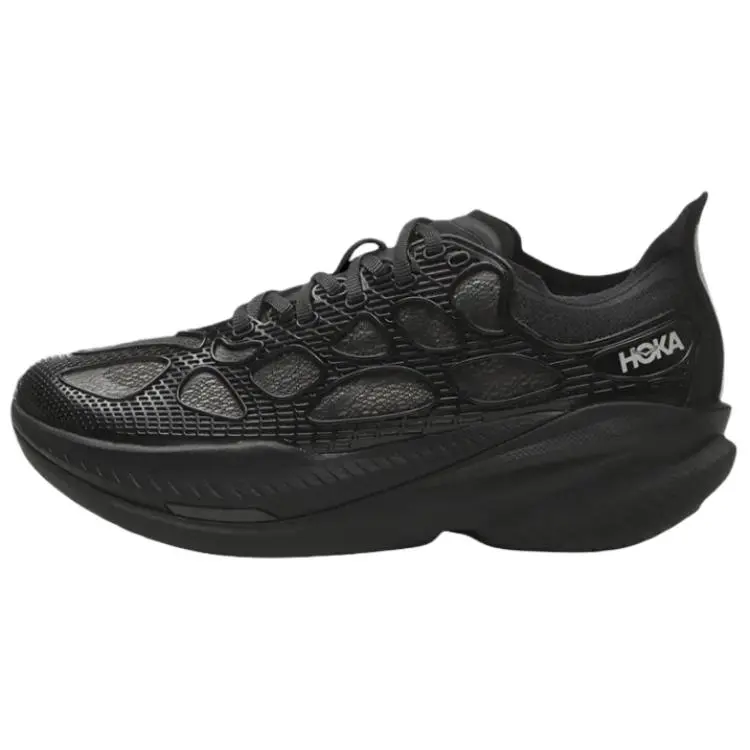 HOKA ONE ONE Mach X Breathable Low top Casual Running Shoes Unisex Triple Black