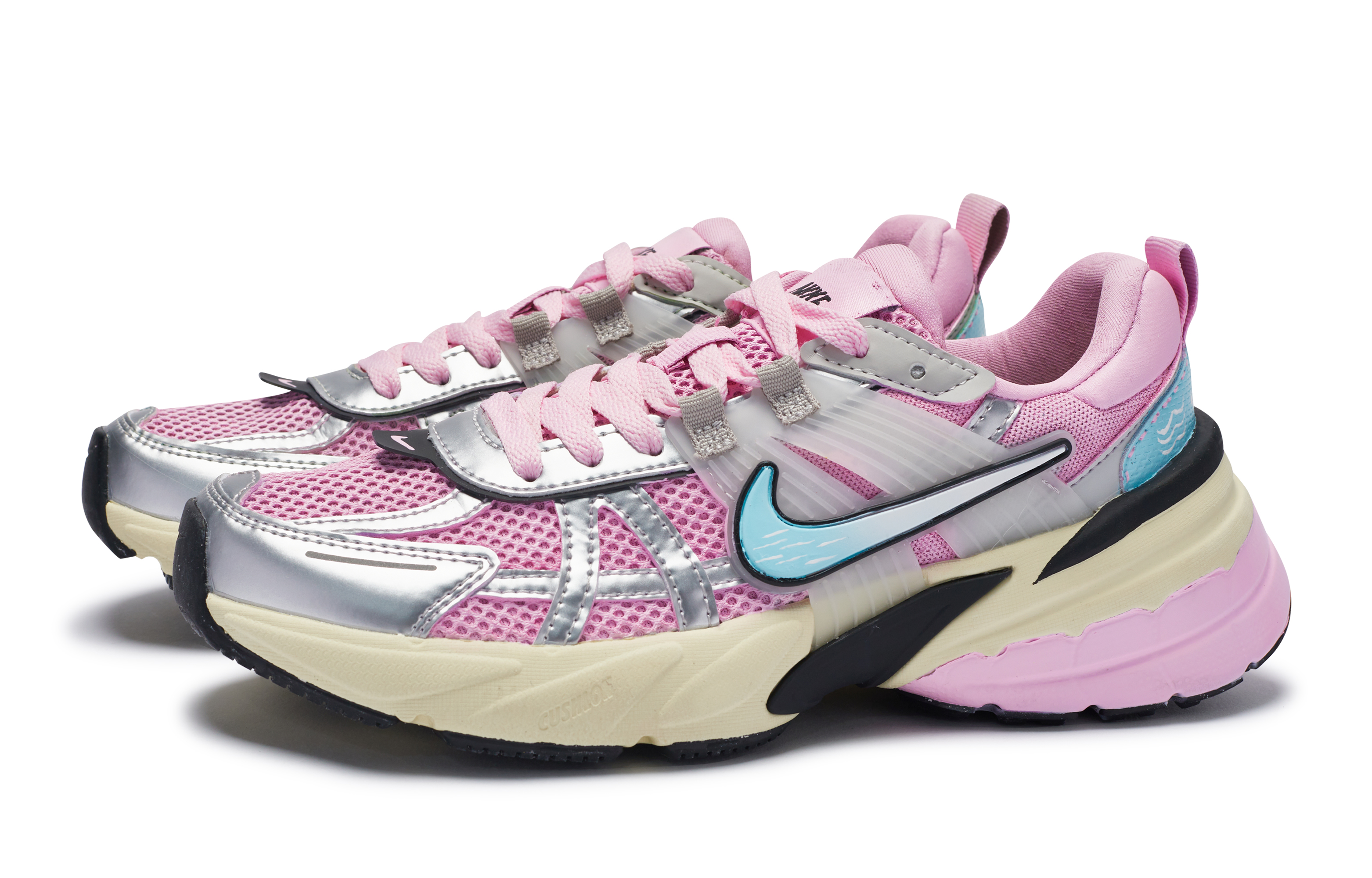 Nike V2K Run Slip Resistant Abrasion Resistant Slip Resistant Abrasion Resistant Low top Casual Running Shoes Women’s