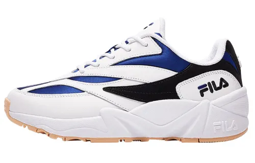 FILA FUSION Venom Textile, Synthetic Leather Low top Running Shoes Women's White Blue