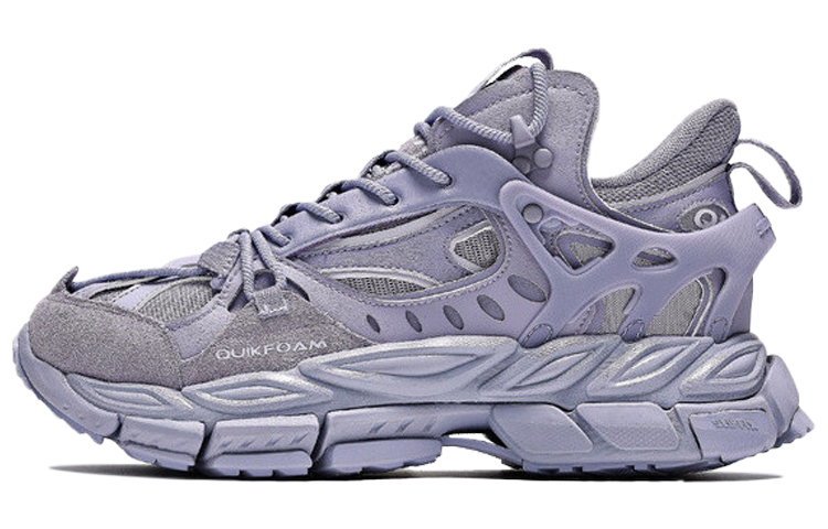 361° Versatile Mesh Cushioning Slip Resistant Low top Running Shoes Women’s Gray Purple