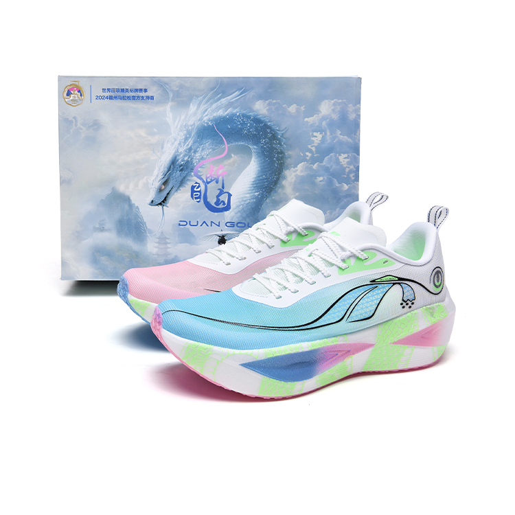 DUANGOU Low top Marathon Running Shoes Unisex Blueprint Fortune Snake Edition