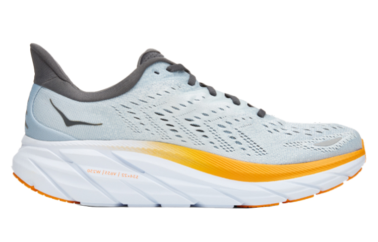 HOKA ONE ONE Clifton 8 Blue Fog Orange