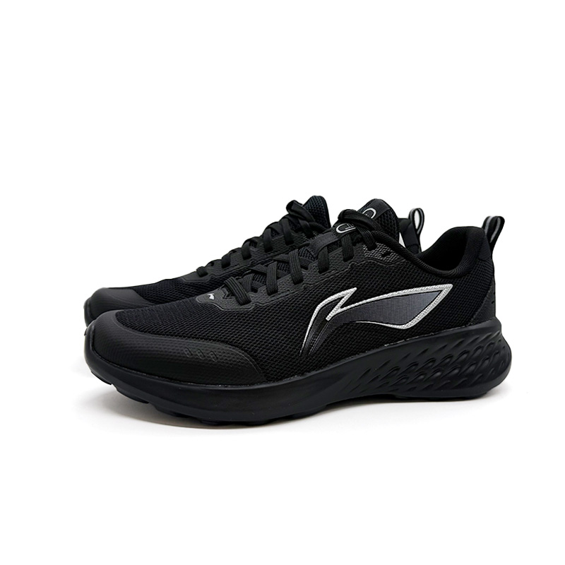 Li Ning Cushioning Lightweight Low top Casual Running Shoes Men’s Black
