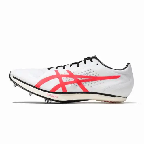 ASICS SONICSPRINT ELITE 3 Abrasion Resistant Low top Running Shoes Unisex White Red