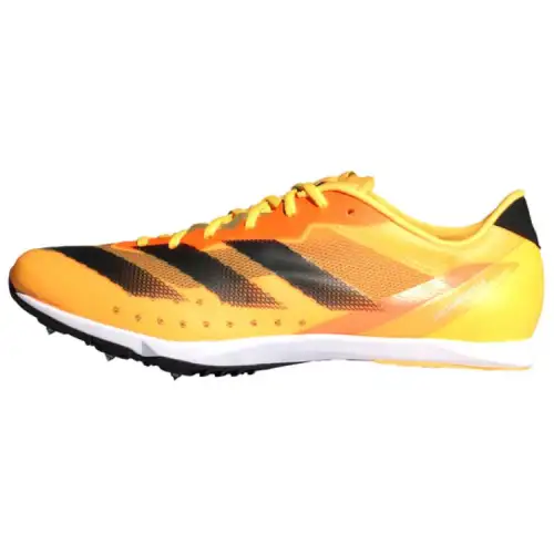 Adidas Adizero Distancestar Slip Resistant Abrasion Resistant Low top Running Shoes Men's Orange Yellow