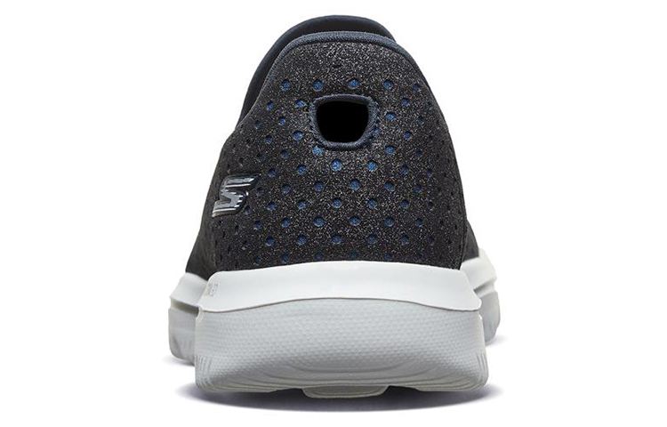 Skechers Go Walk 3 Comfortable Round Toe Fabric Low top Running Shoes Women’s Black Blue