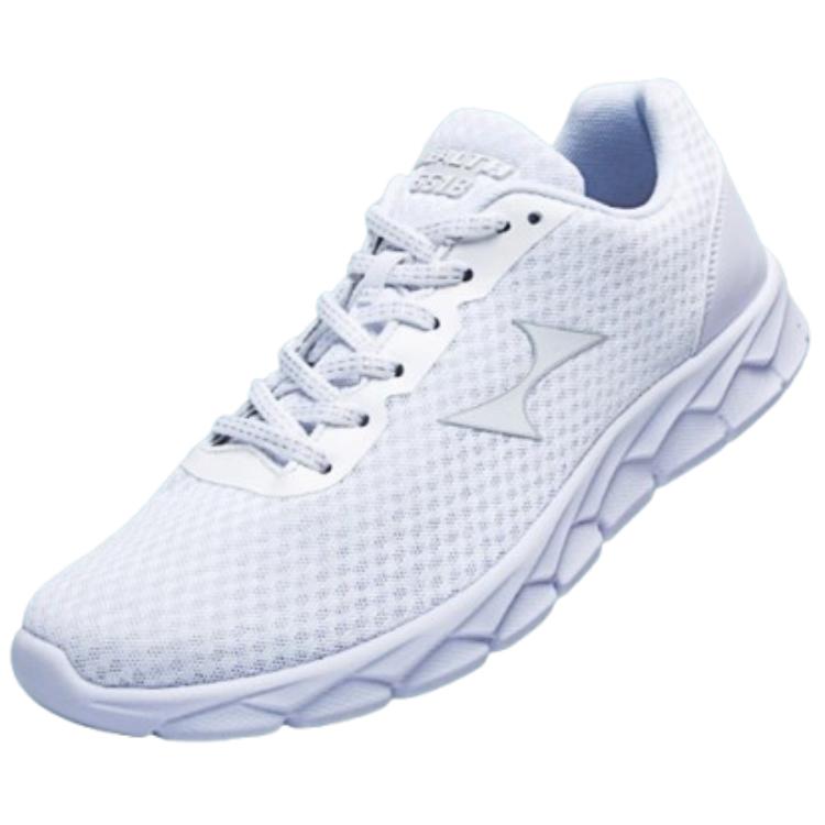 HEALTH Cushioning Abrasion Resistant Cushioning, Wear Resistant Low top Running Shoes Men’s White