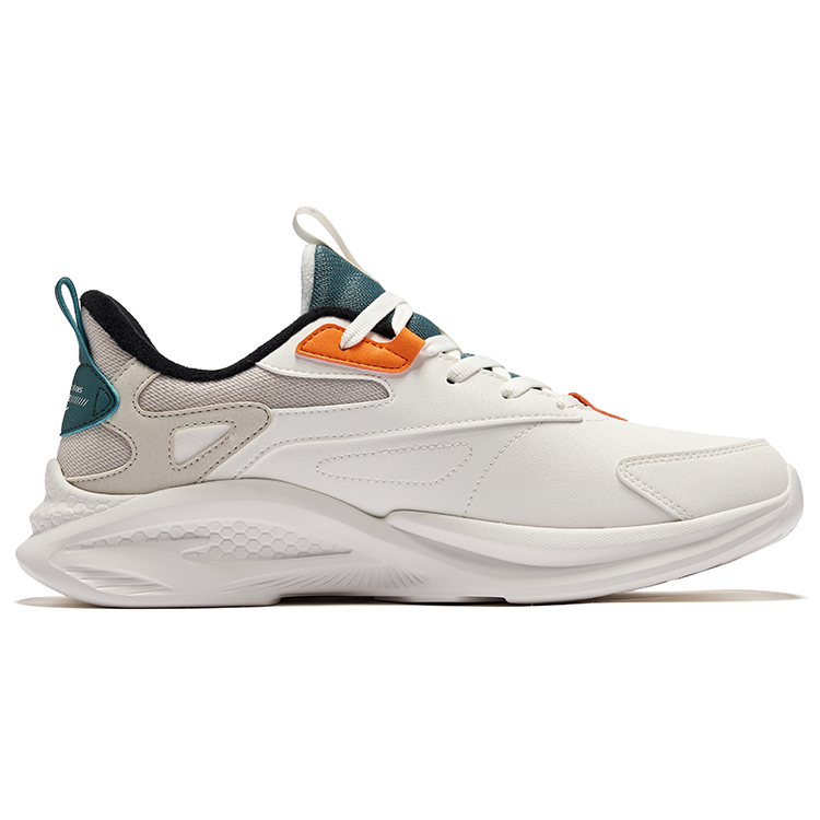 Erke Cushioning Waterproof Thermal Rebound Low top Running Shoes Men’s Microcrystal White Pine Green