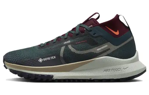 Nike React Pegasus Trail 4 Gore Tex Deep Jungle Night Maroon Ashen Slate Khaki Women's