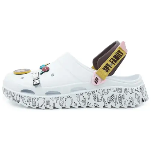 Spy X Family x Skechers Foamies Clogs Men's White