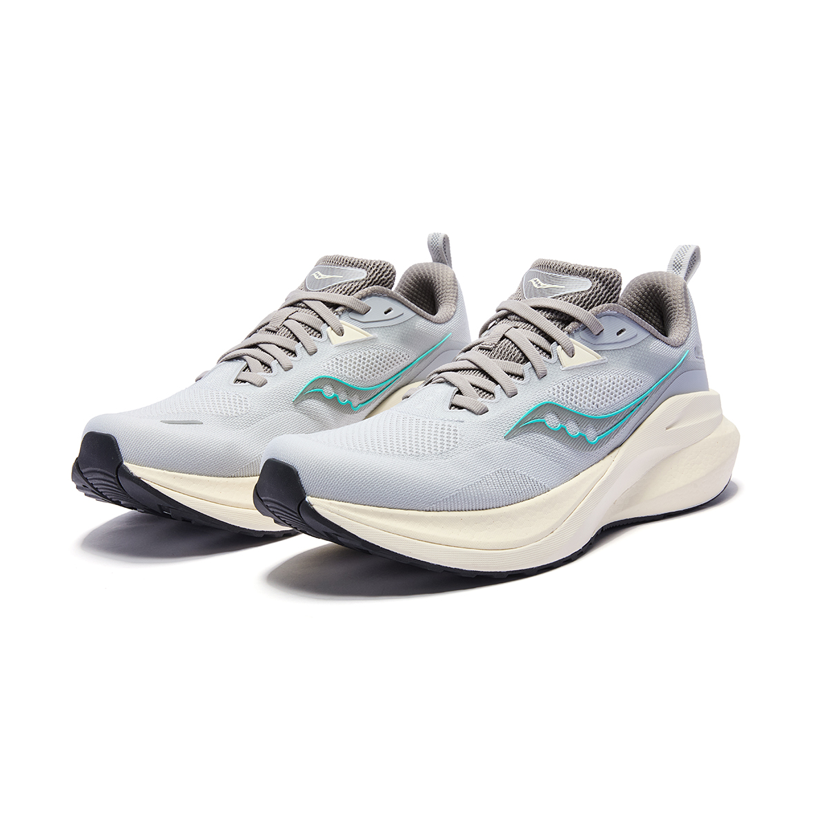 Saucony Slip Resistant Abrasion Resistant Slip Resistant Abrasion Resistant Low top Casual Running Shoes Men’s Gray