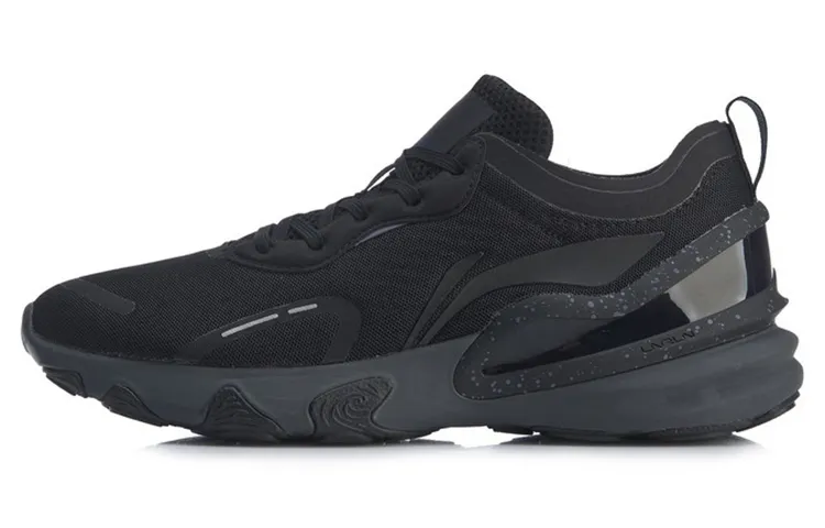 Li Ning Arashi Textile, TPU Cushioning Slip Resistant Abrasion Resistant Breathable Lightweight Low top Running Shoes