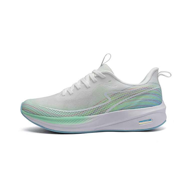 LPMX Cushioning Rebound Abrasion Resistant Breathable Low top Running Shoes Unisex Sky Blue Green
