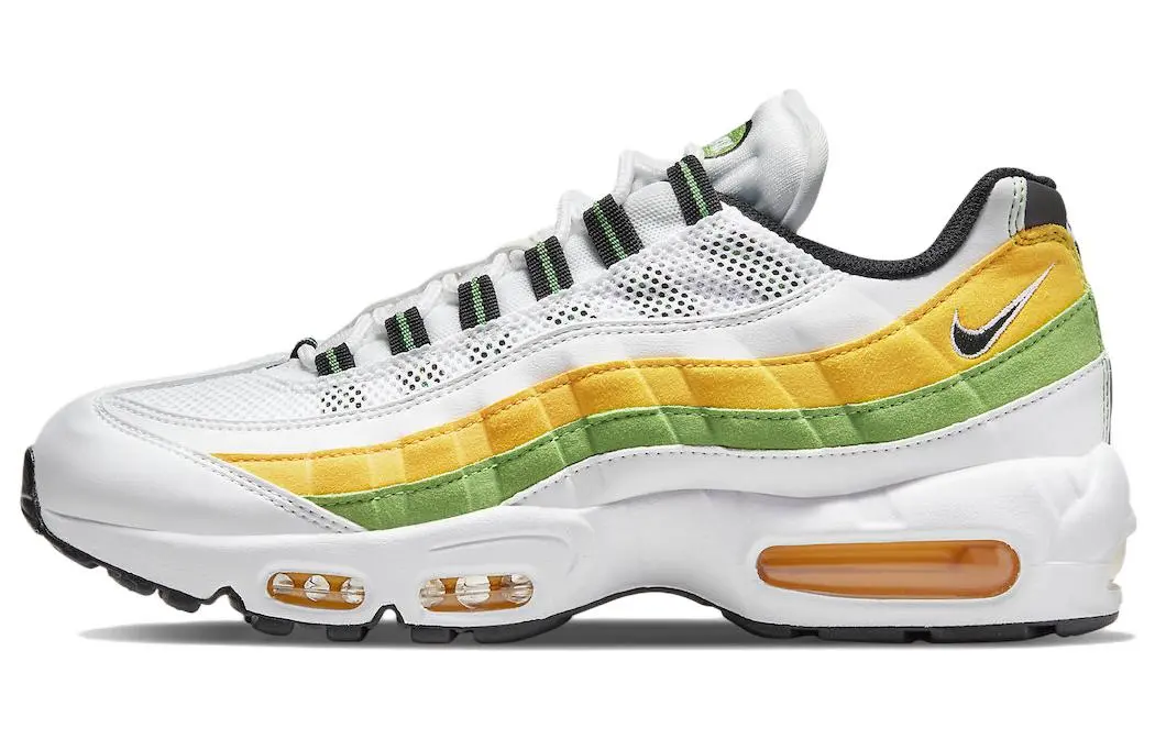 Nike Air Max 95 Essential White Green Apple Tour Yellow