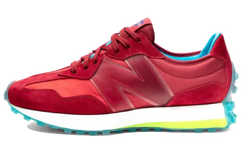 Concepts x New Balance NB 327 Comfortable, shock-absorbing and wear-resistant wrapping, low-top casual running shoes, same style for men and women, burgundy