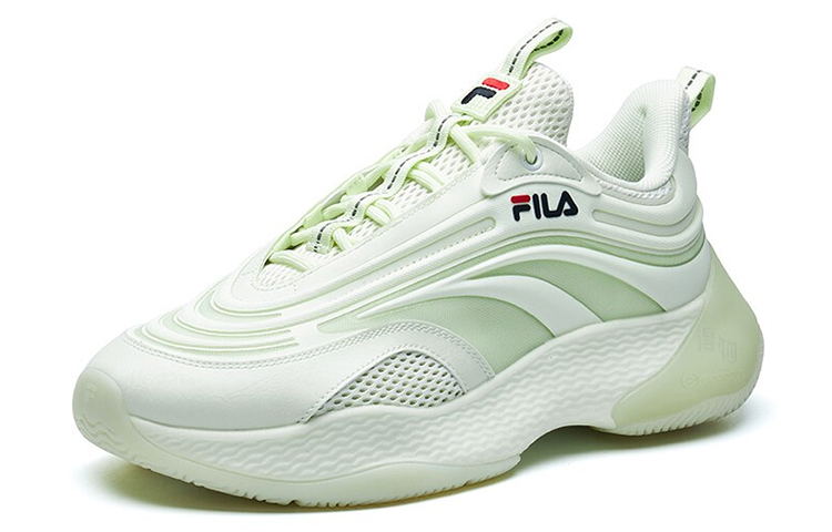 Мужские кроссовки Fila Ray 2 (зелено-желтый) — фото 2