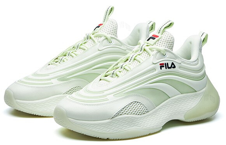 Мужские кроссовки Fila Ray 2 (зелено-желтый) — фото 3