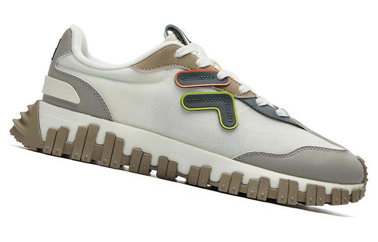 Мужские кроссовки Fila FUSION HERITAGE RUNNING (бежево-серый) — Бежевыйбелый / серый — фото 2