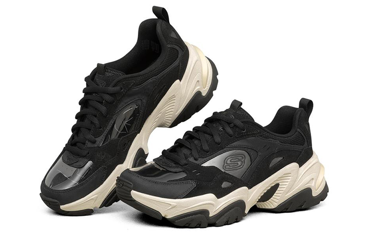 Женские кроссовки Skechers Stamina V2 (черные) — Чёрный — фото 3