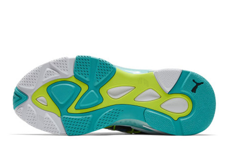 Кроссовки унисекс PUMA LQDCELL Omega (черно-бело-синие) — фото 5