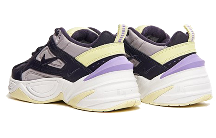 Женские кроссовки Nike M2K Tekno (черно-серый) — Чёрный / серый / фиолетовый / жёлтый — фото 4