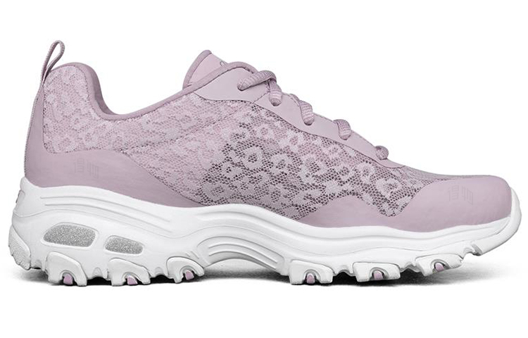 Женские кроссовки Skechers D'LITES 1.0 (лавандовые) — 薰衣草色 — фото 2