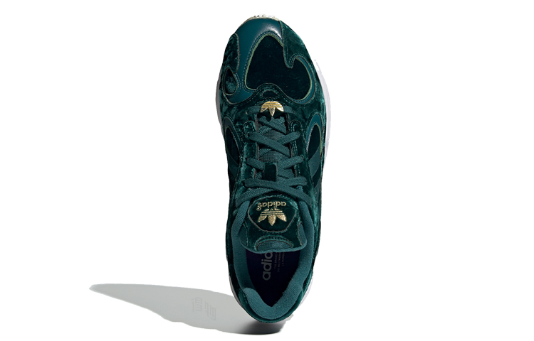 Кроссовки adidas originals Yung-1 (зелено-черные) — Зелёный / чёрный — фото 3