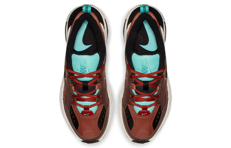Женские кроссовки Nike M2K Tekno (темно-красный) — фото 4